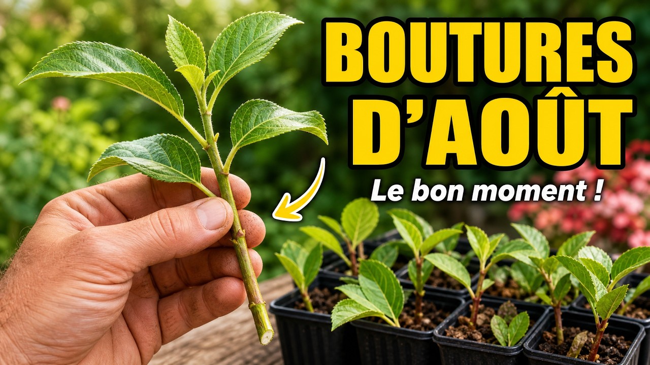 Boutures semi-aoûtées