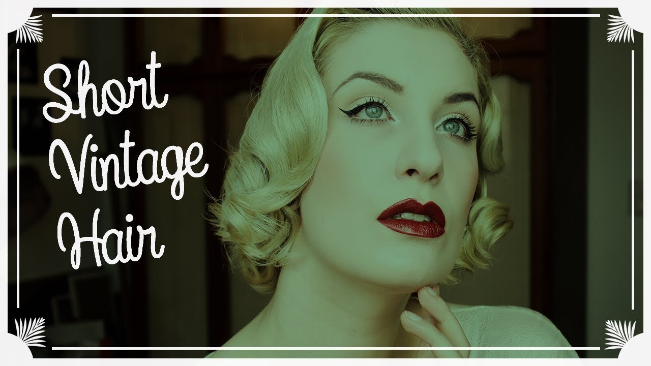 Vintage Kurzhaar Frisur für den Abend / Marilyn Monroe inspired