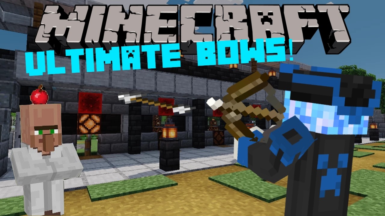 Minecraft | ULTIMATE BOWS MOD! (Rocket Launchers, Firework Rockets, & More!) | Mod Showcase 1.7.10