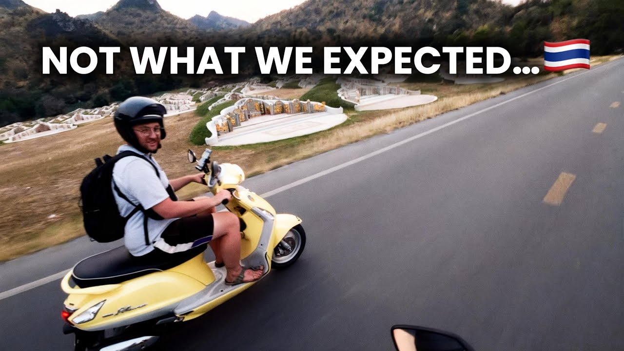 Riding Through Kanchanaburi, Thailand🇹🇭 | Scooter Sticky Notes Ep. 01