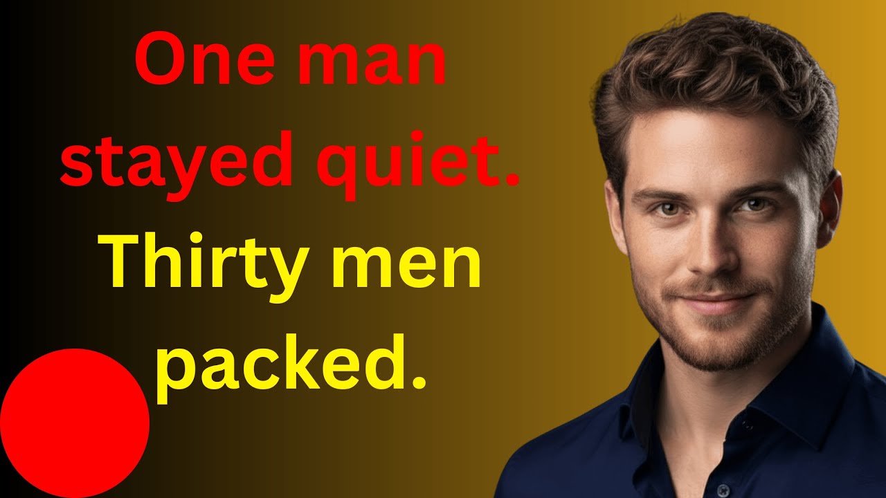 30 Men Laughed at Me… Silence Won in the End