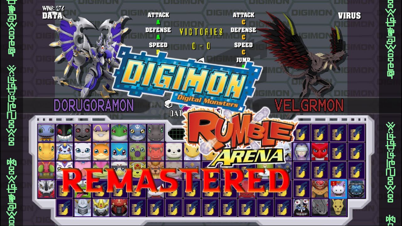GAME PS1 DI REMAKE JADI GINI NIH !, Digimon Rumble Arena Remastered Gameplay #digimonrumblearena