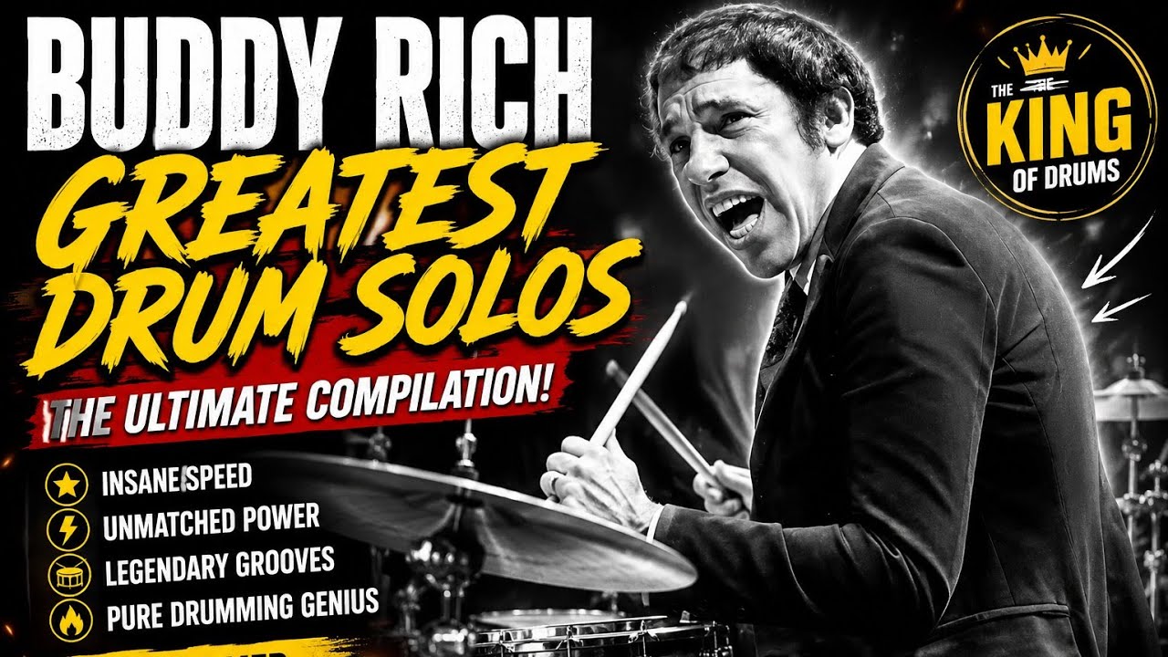 The Best BUDDY RICH Drum Solos EVER!