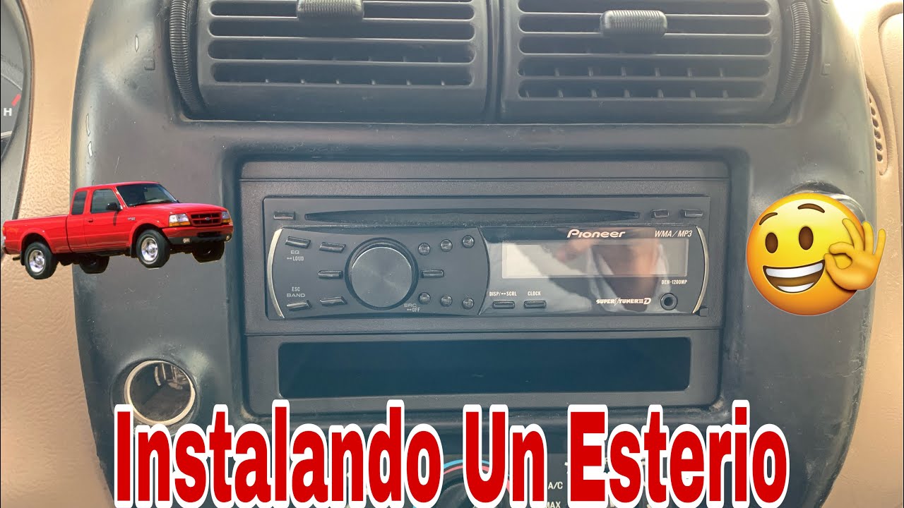 Como instalar un estereo en una ford ranger