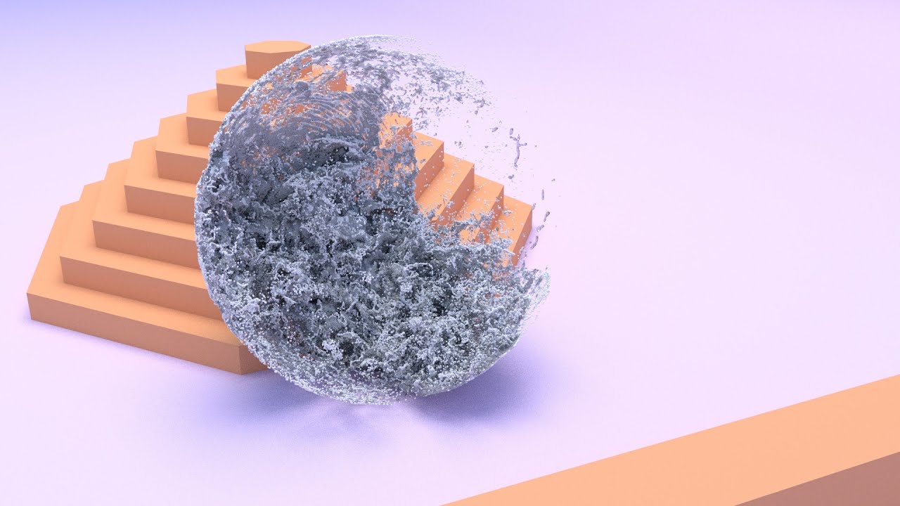 Playing with water | Flip Fluids and Blender [HD | 60FPS]