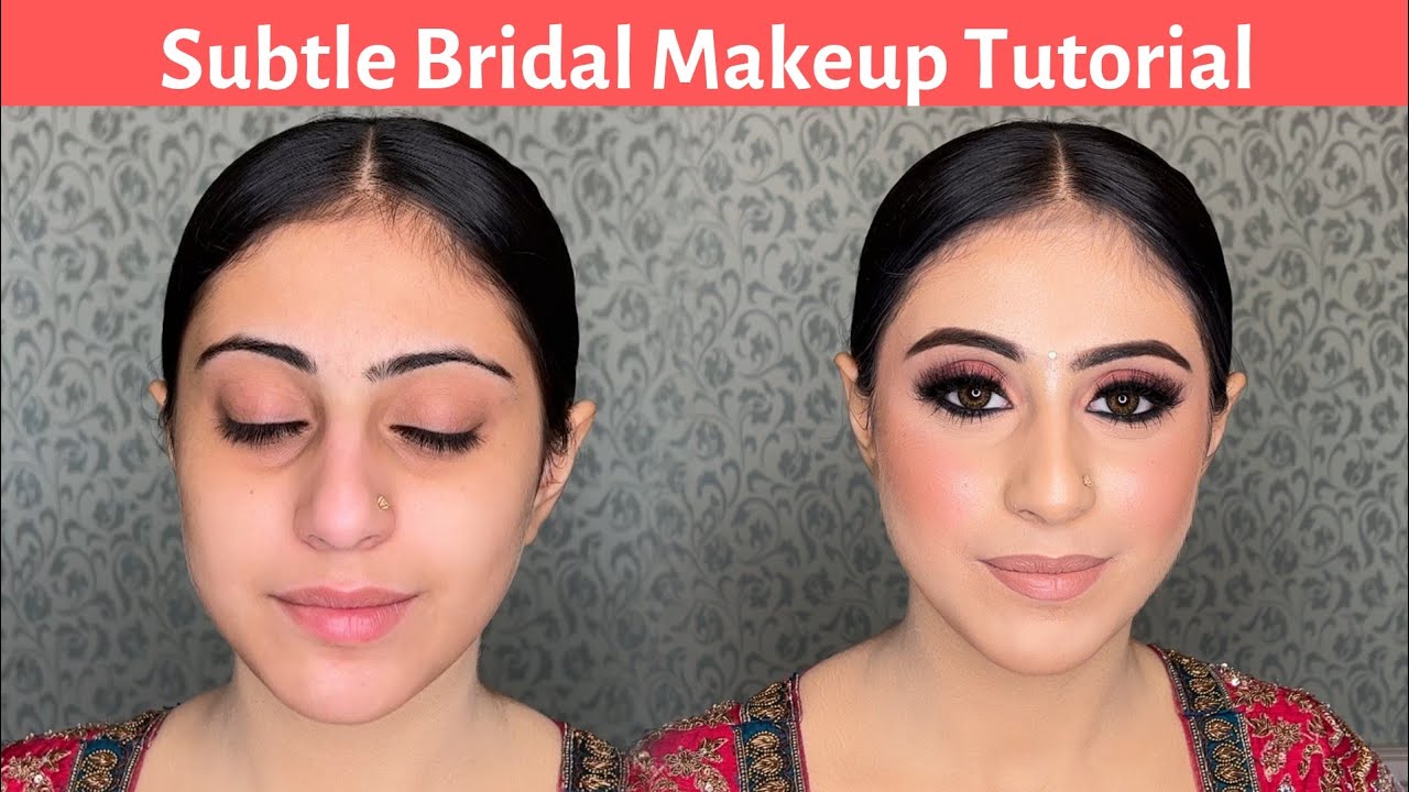 Subtle Bridal Makeup Tutorial by @himanshuguptamua
