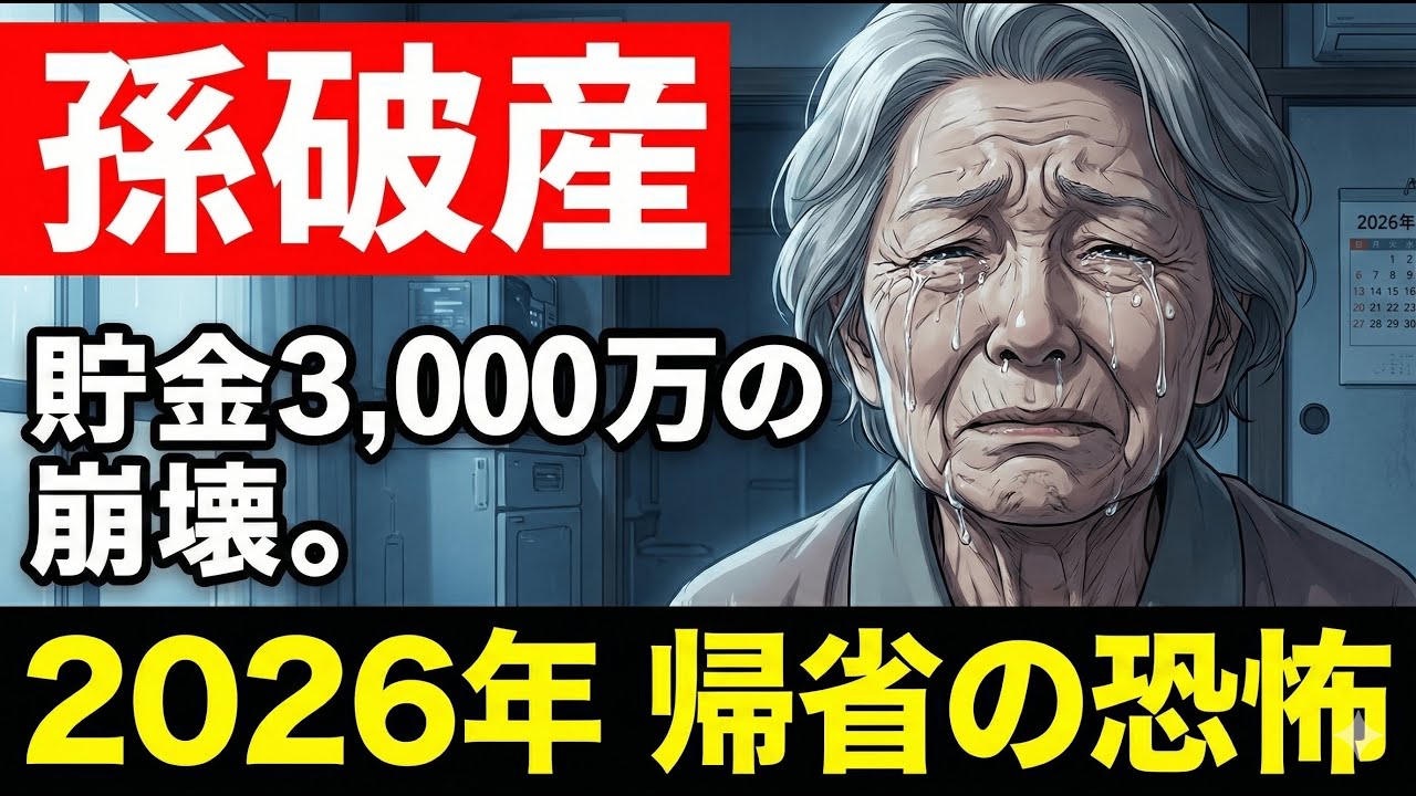 【孫破産】「おばあちゃん大好き」という甘い毒に喰い尽くされた74歳主婦の末路。2026年インフレで貯金3,000万が消えた地獄の10年【実録ドラマ】