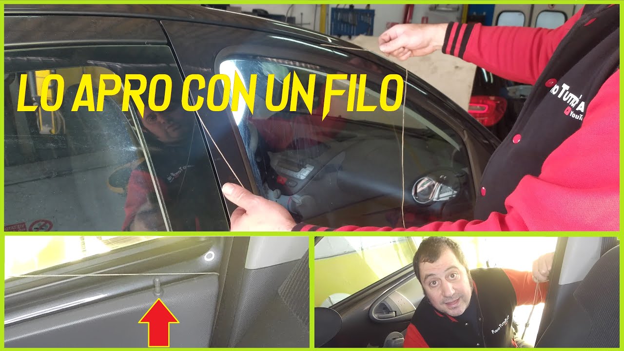 come aprire l'auto senza chiavi in caso di emergenza