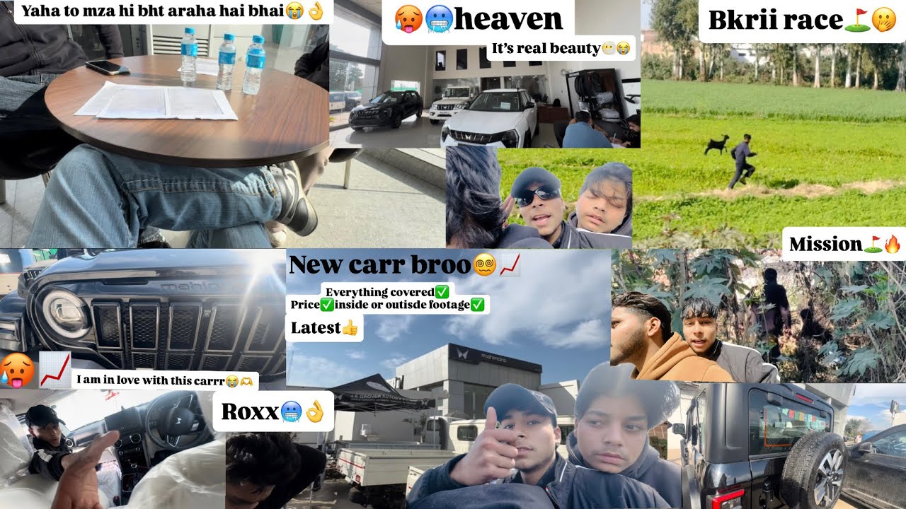Aj gye Mahindra agency for new car🤗🔥full day full fun🤣📈vlog 58🫶