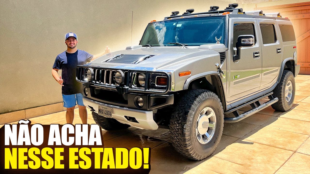 UM DOS HUMMER H2 MAIS ZEROS DO BRASIL!