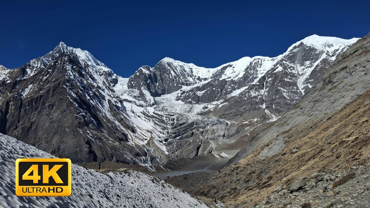 Mountains In 4K | Majestic Peaks, Open Skies & Natural Calm