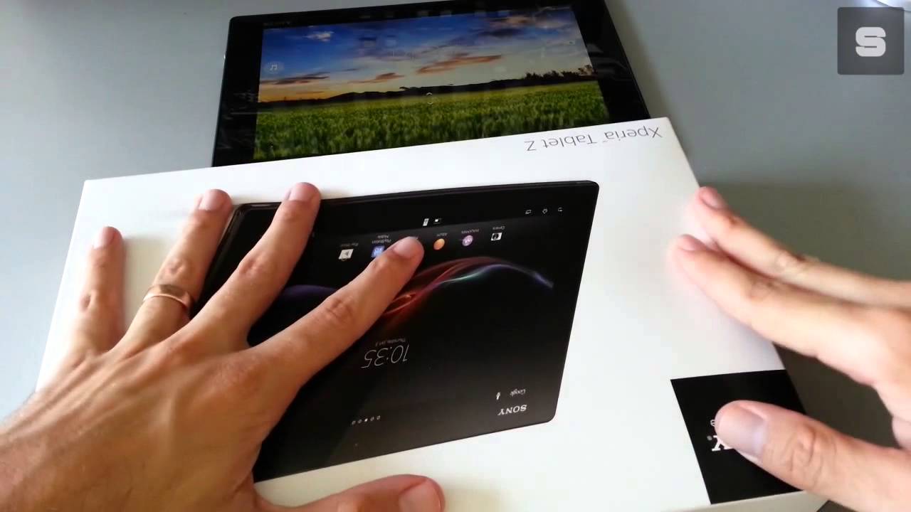Sony Xperia Tablet Z unboxing video