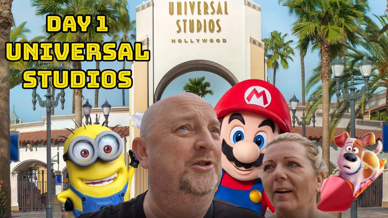 Our first day visiting Universal Hollywood