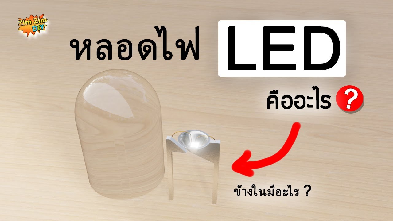 หลอดไฟ LED คืออะไร ?  หลอด LED ทำงานอย่างไร ?