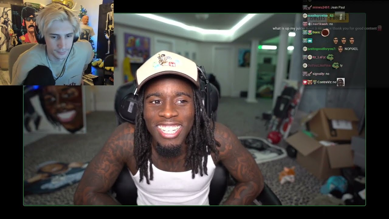 xQc calls Kai Cenat to talk about random topics that is slightly entertaining