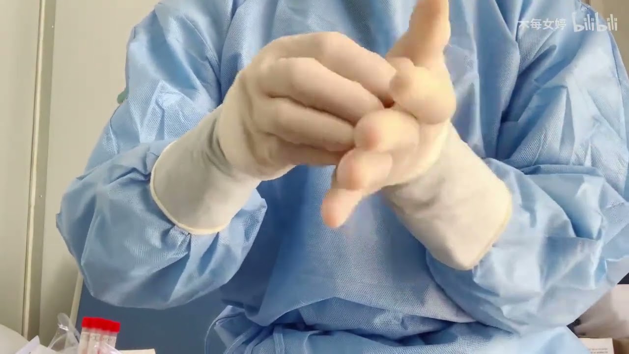 Seven-step hand washing method&wear sterile gloves【禁止转载】