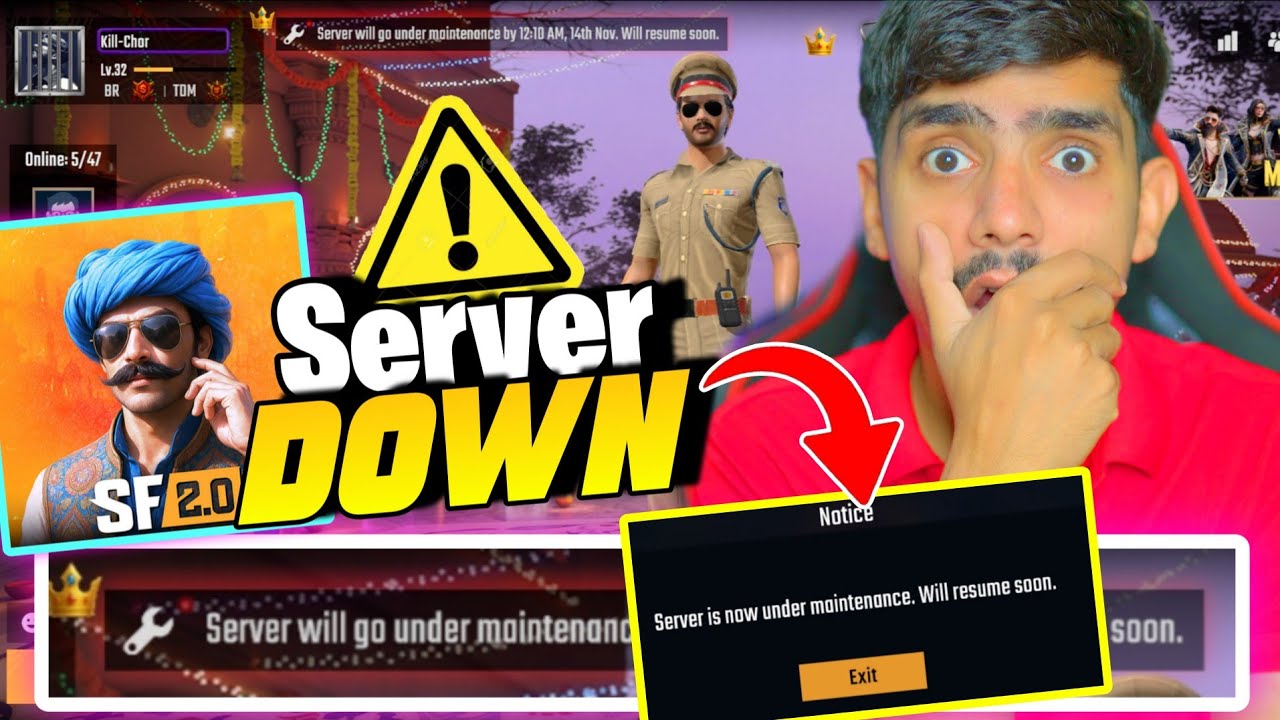 😱 Scarfall 2.0 Server Down Notice 14 November | Scarfall 2.0 Server is Now Under maintenonce Problem