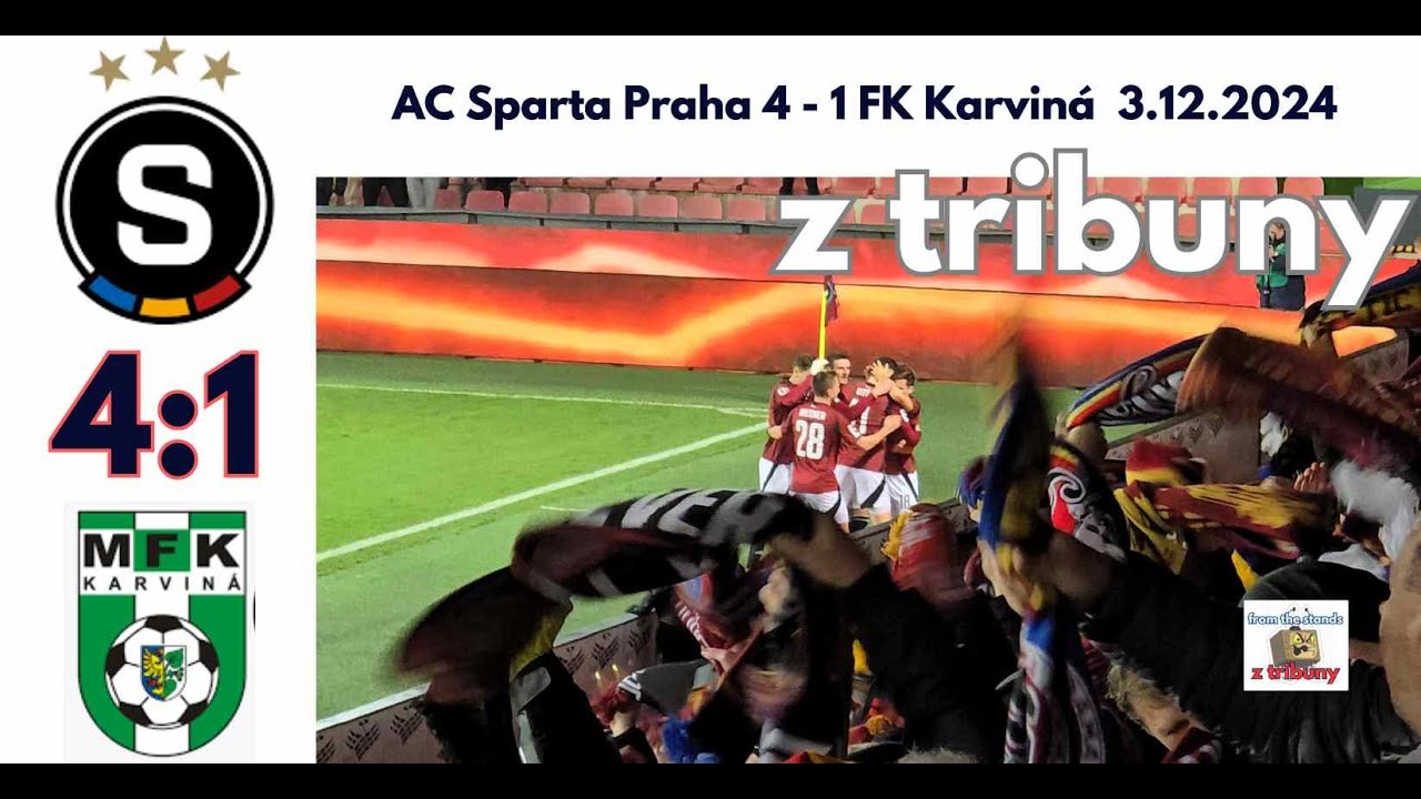 AC Sparta Praha 4 - 1 FK Karviná 3.12.2024 #sparta #football