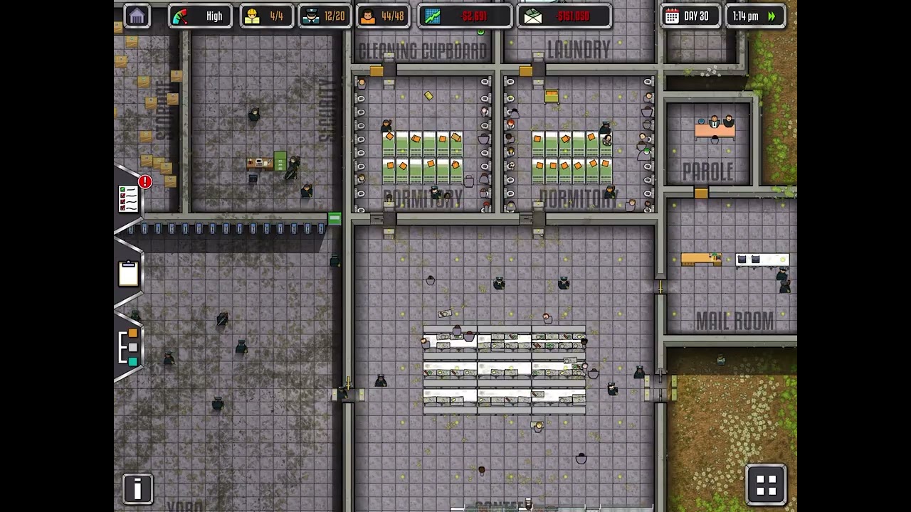 Prison Architect searches even needed?