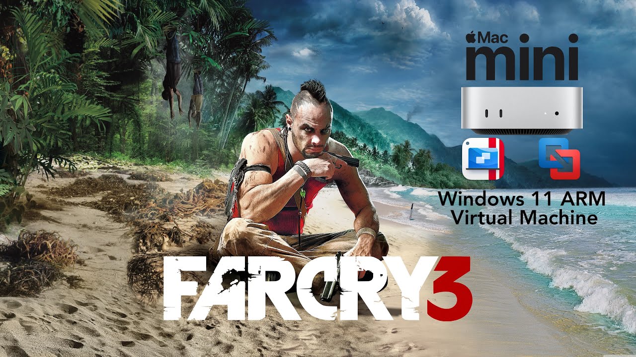 Far Cry 3, Mac Mini M4, Parallels Desktop: Performance test
