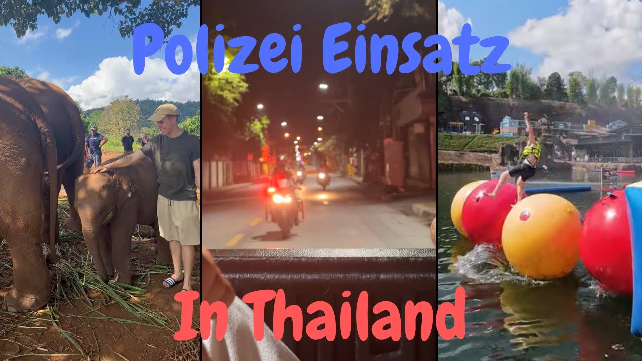 Ich wurde in eine Bar Schlägerei verwickelt, und habe mit Elefanten gechillt. Thailand Woche 2