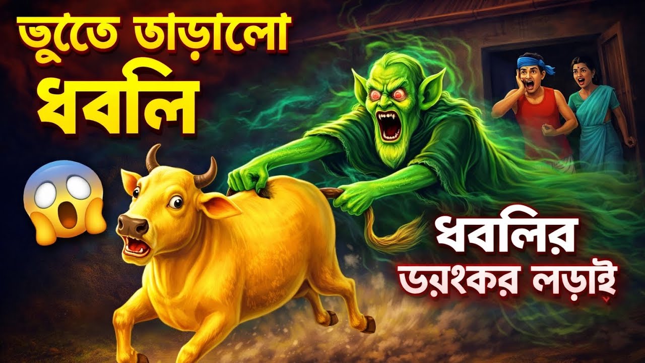 ভুত তাড়ানো ধবলি | Bangla Bhuter Golpo | Bengali Funny Ghost Stories | Golper Asor 