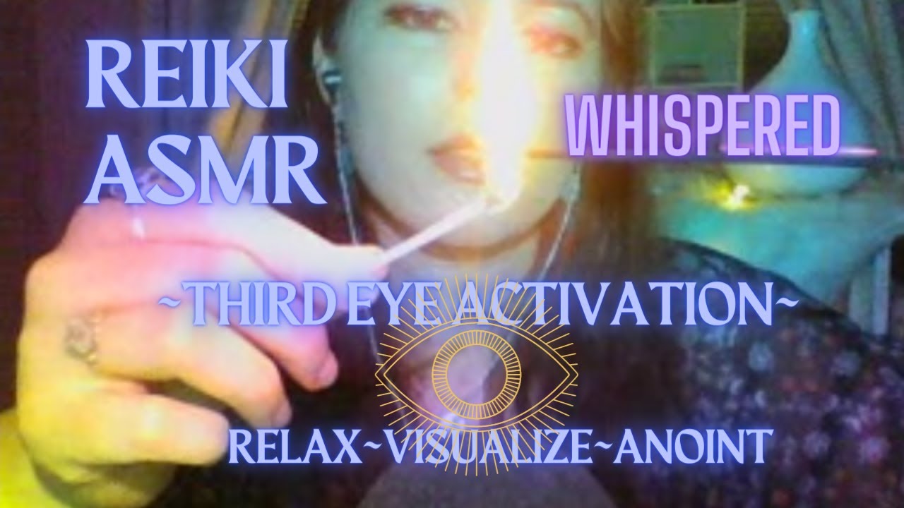 Reiki ASMR| Third Eye Activation| Soothing~Clay Rattle, anointing, visualization, aura sprays~Relax