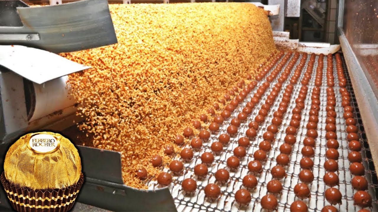 COMO se HACEN los BOMBONES FERRERO ROCHER🍬