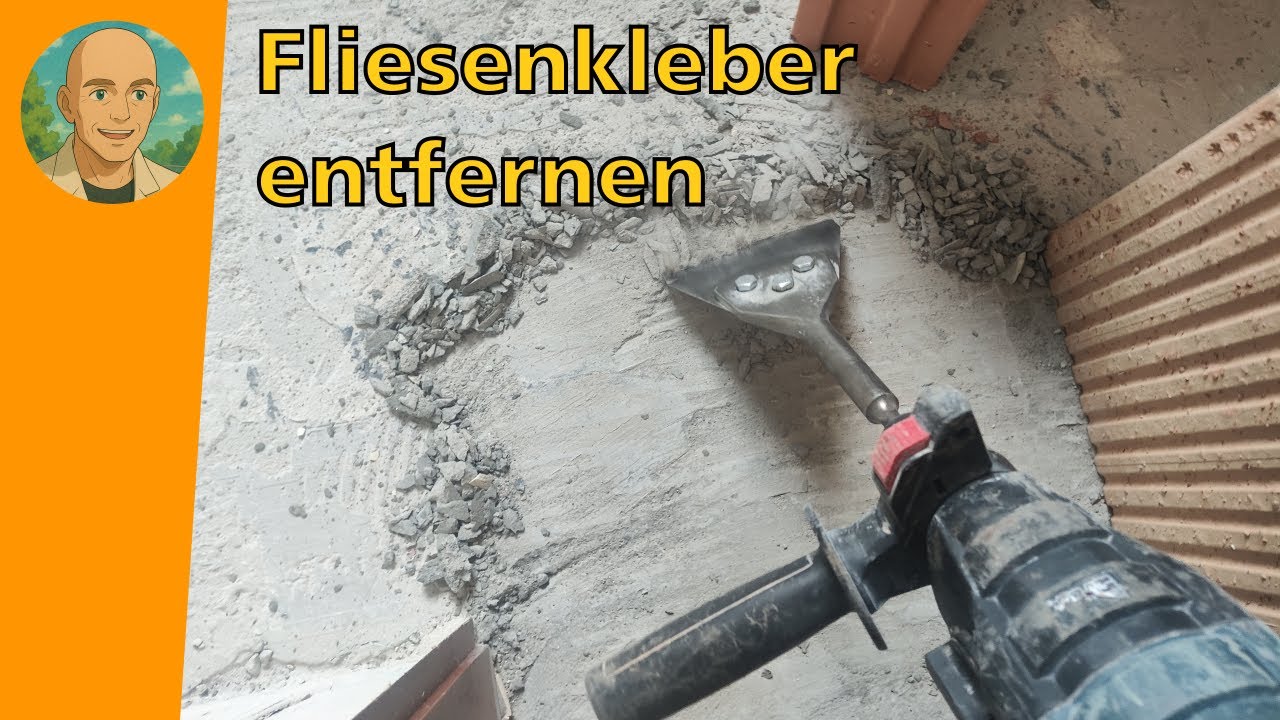 Fliesenkleber entfernen &mdash; 2 Methoden