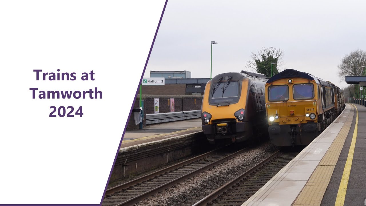 Trains at Tamworth (11/03/2024)