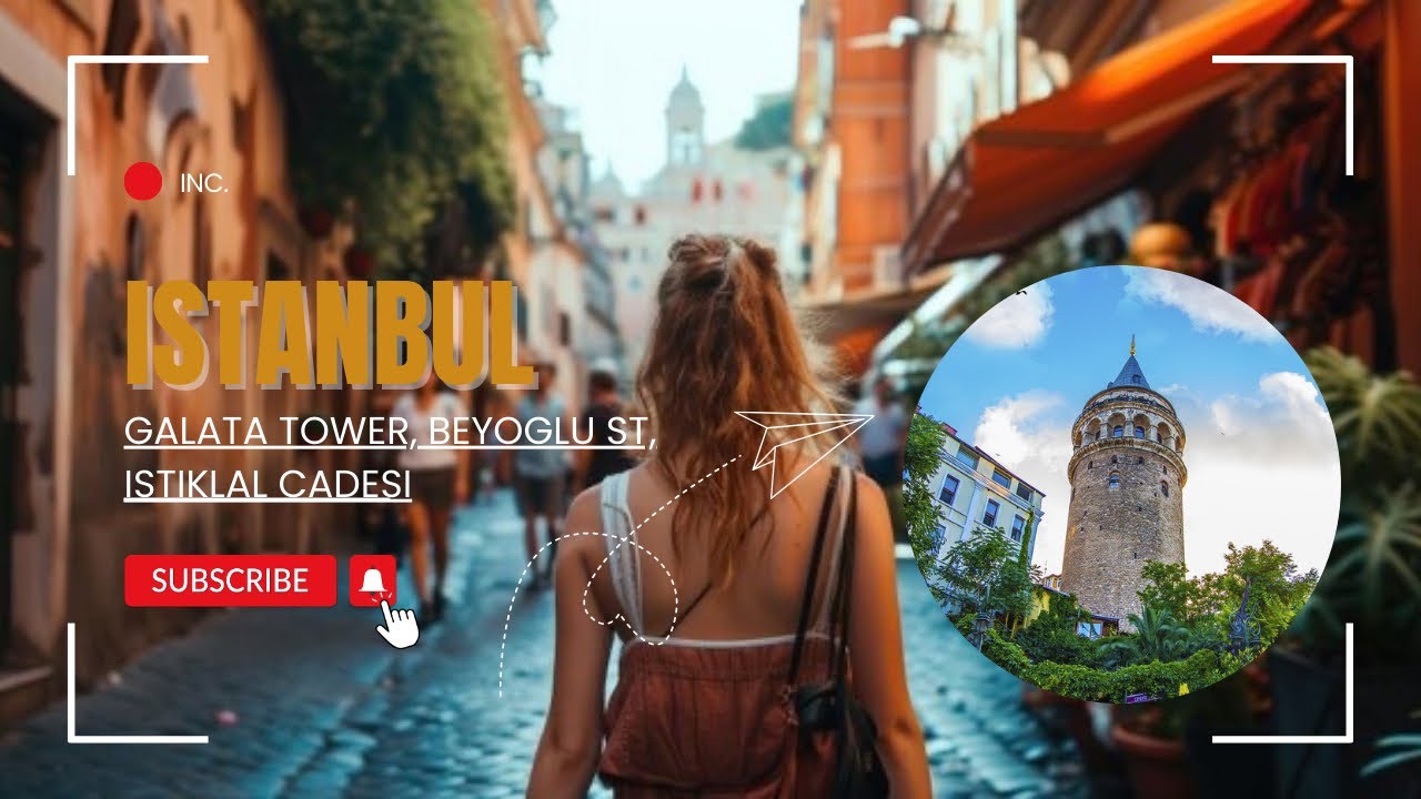 Galata Tower & İstiklal Street Walking Tour 🏰🚶‍♂️ | Explore Beyoğlu’s Vibrant Heart