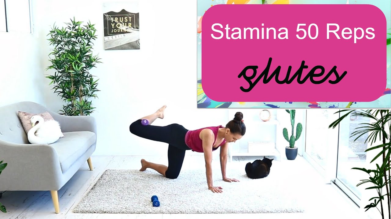 Pilates Mat Butt Workout - BARLATES BODY BLITZ Stamina 50 Reps Glutes