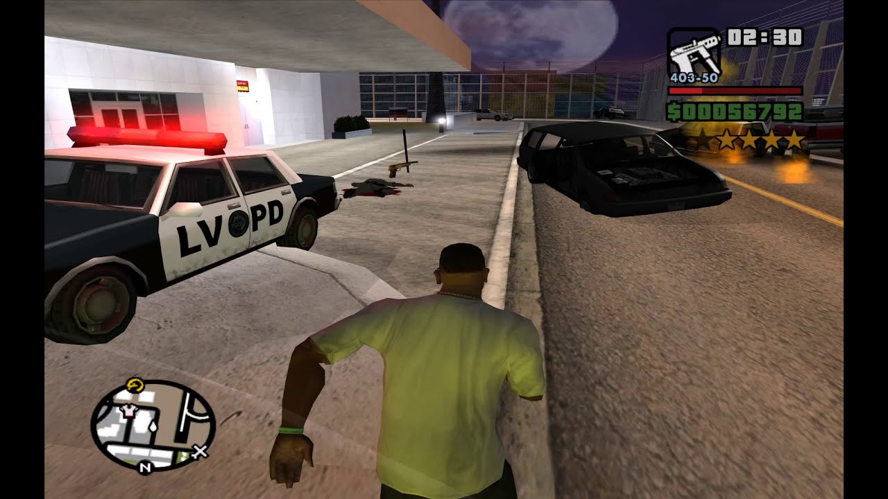 GTA San Andreas 2019 - Crazy Rampage with flamethrower in Las Venturas