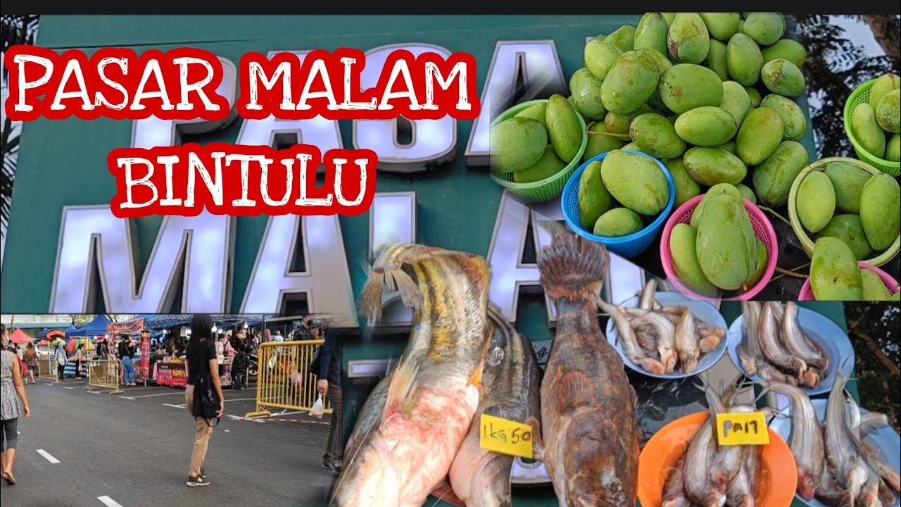 Pasar Malam Bintulu,banyak pilihan disini #Jelajah Sarawak