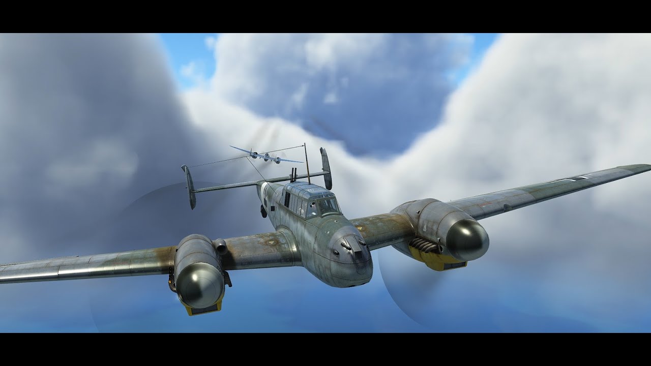 P38 vs Bf110. Track IR. IL-2 Shturmovik Great Battles