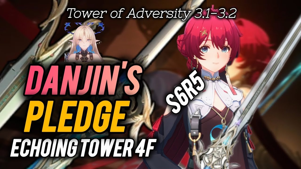 Danjin w/ F2P R5 Sword | Echoing 4F | Tower of Adversity 3.1-3.2 | Wuthering Waves 
