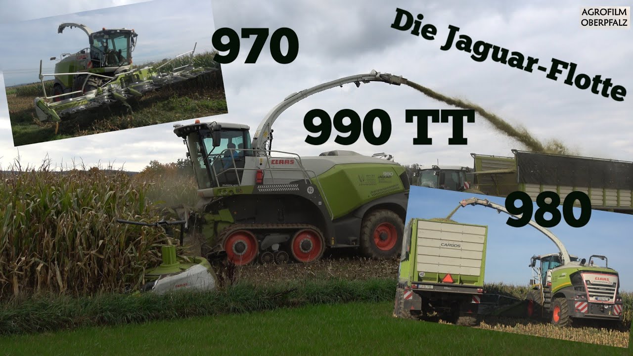 970, 980, 990 TT - Die Jaguar-Flotte auf Maisjagd - Lohnunternehmen Zintl - SOUND