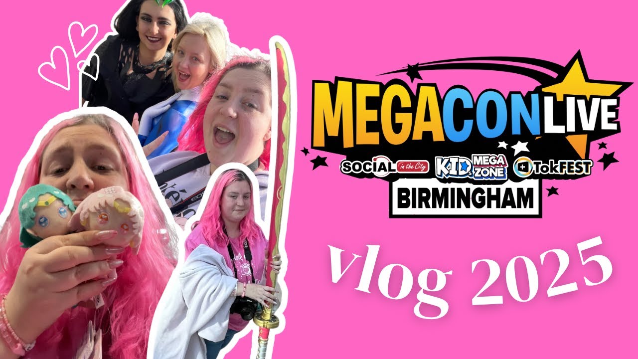 megacon live birmingham 2025 vlog!