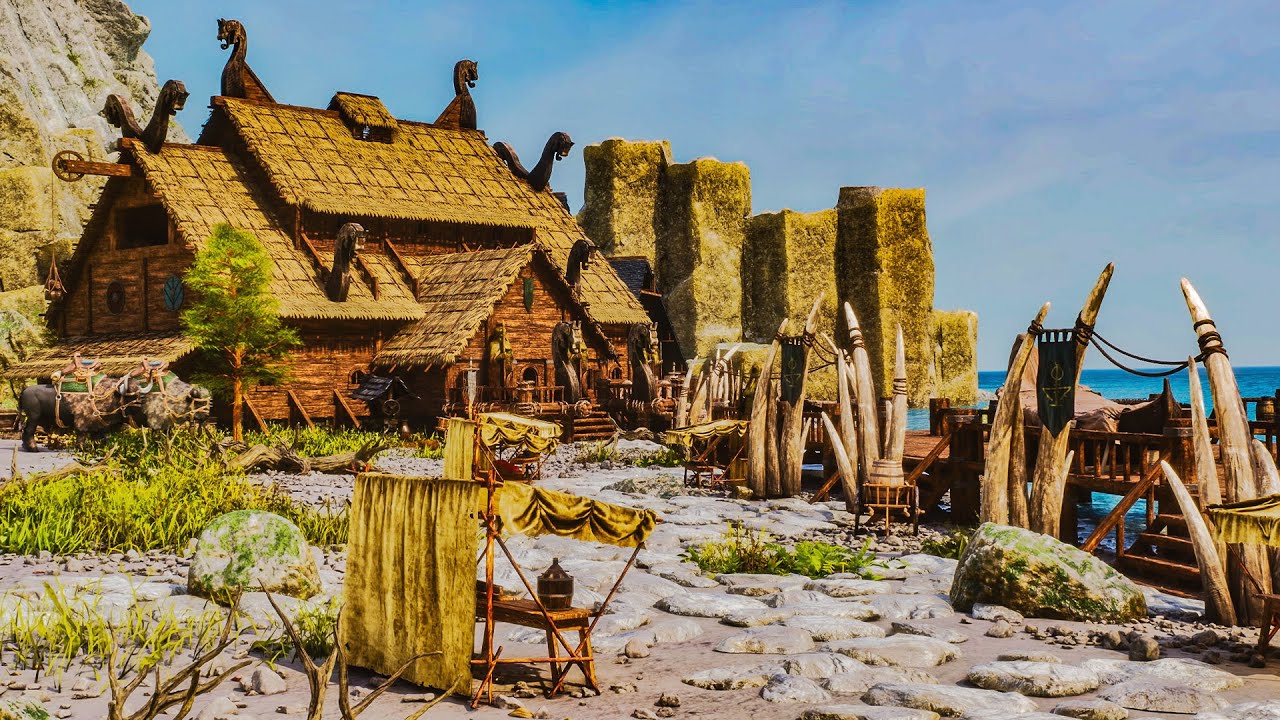 Simple Viking Hall | Build Tutorial | ARK: Survival Ascended