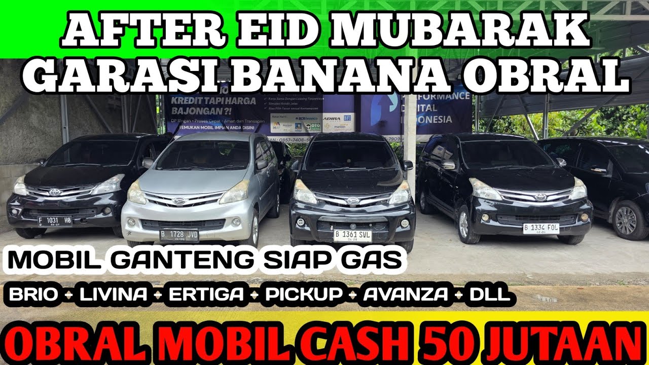 Garasi Banana Obral Avanza Xenia Bekas Jual 50 Jutaan Mobil Bekas Murah