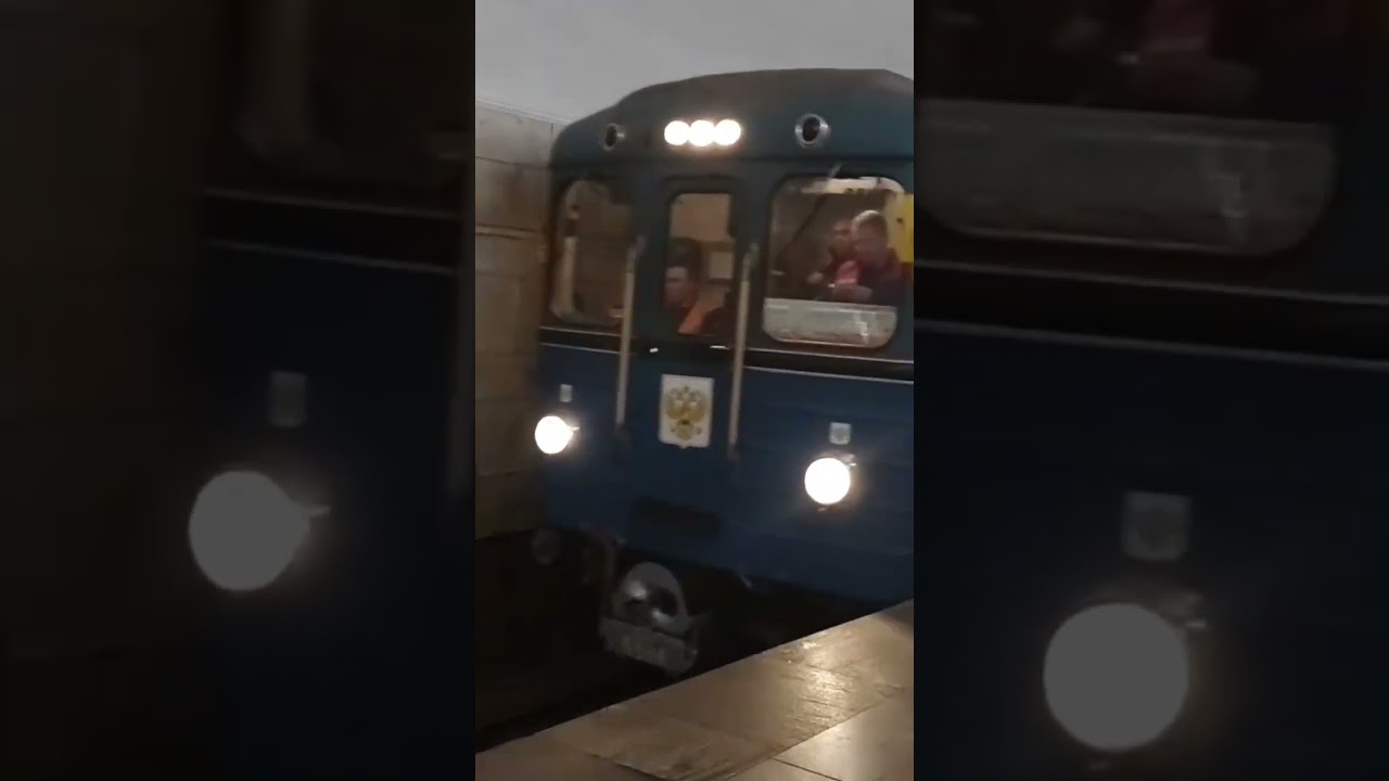 Еж3 Путеизмеритель прибывает на станцию Шоссе Энтузиастов