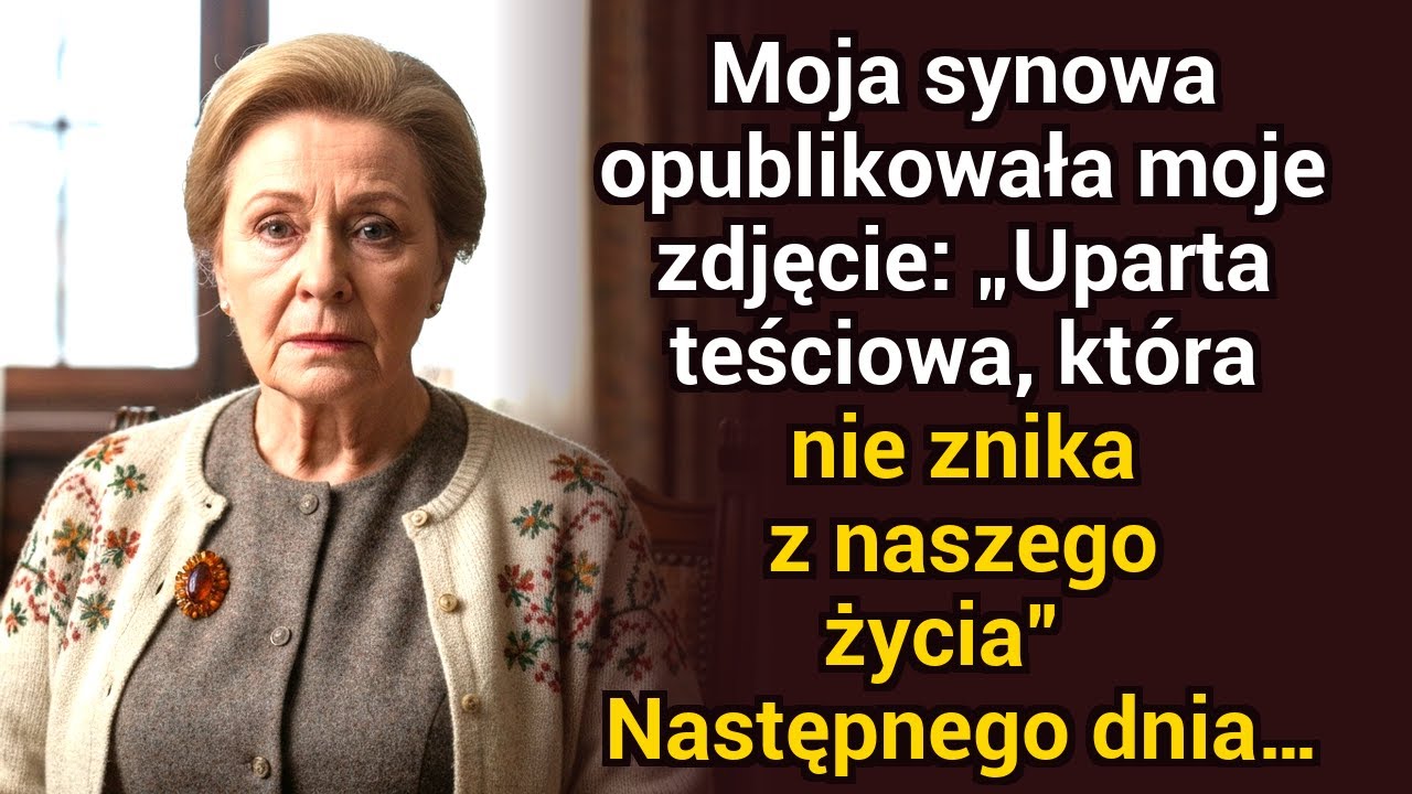 Moja synowa opublikowała moje zdjęcie: „Wkurzająca teściowa, która nie chce się odczepić.”