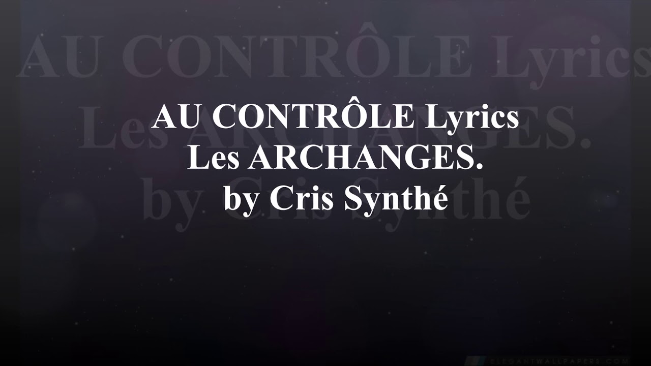 AU CONTRÔLE lyrics