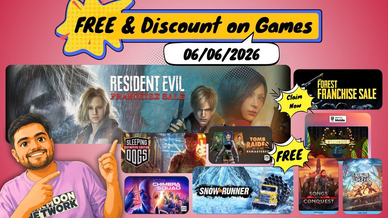 Claim This Week's FREE & Discounted Games - June 6, 2026🎮🔥