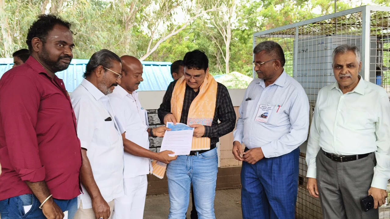 Drm visit #bodinayakkanur @southernrailwayoffical @train @rsaafaque #train #indianrailways #railway 