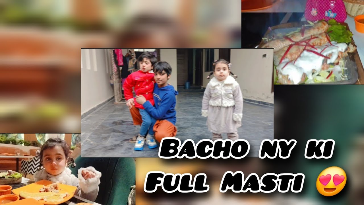 Delicious Dinner😋 | Fun in Mall | Bachon ny ki khoob Masti🩷