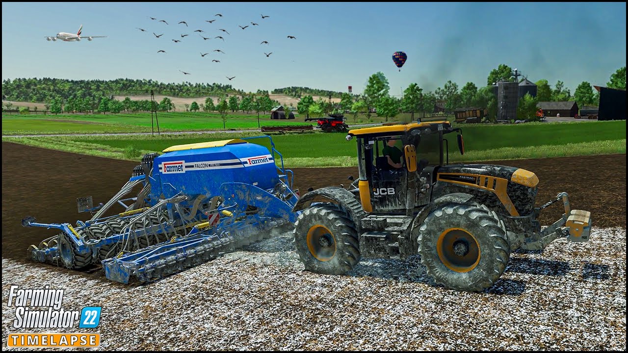 SPREADING FERTILIZER. HARVESTING OAT. SOWING GRASS | #ZIELONKA Ep.15 | #FS22 PREMIUM EXPANSION
