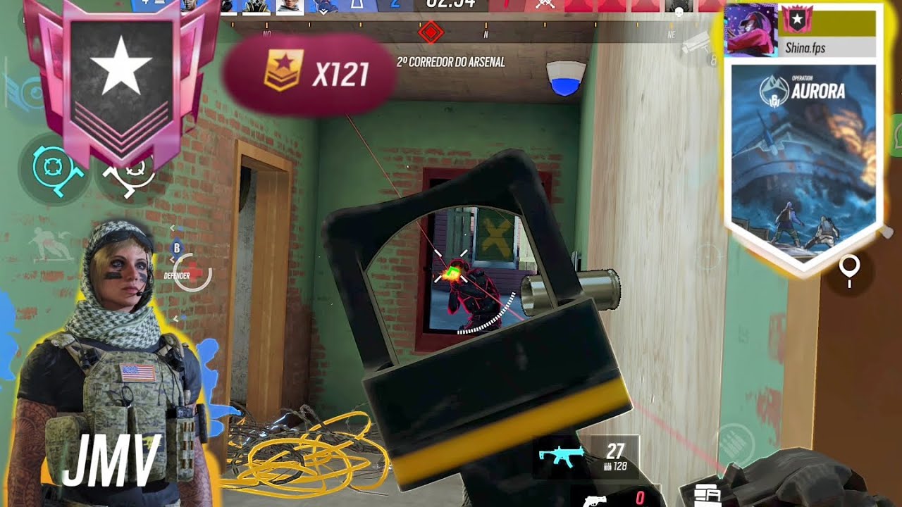 COMO UM TOP GLOBAL JOGA - RAINBOW SIX MOBILE