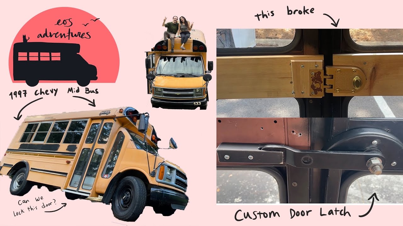 Unsuccessfully & successfully locking a School Bus door | Custom Door Latch Ep. 10