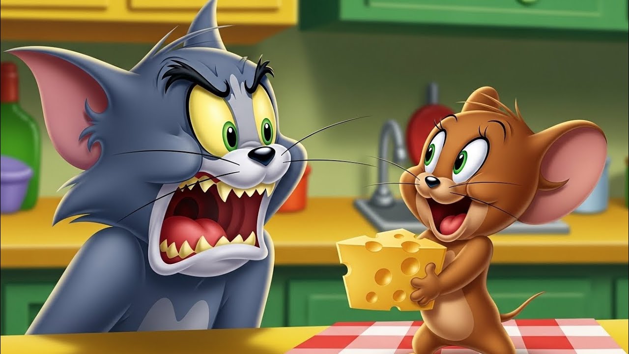 Tom & Jerry – Kitchen Chaos 😂🧀